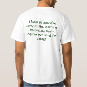 Team im Training - früher Morgen T-Shirt (Rückseite)