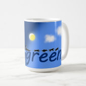 Team-Immergrün-Tasse Kaffeetasse (VorderseiteRechts)