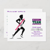 Team in Ausbildung: Danke Postcard Postkarte (Vorne/Hinten)