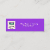 Team in Trainings-beschaffenVisitenkarten