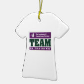 Team in Verzierung Trainings-Marathondes Paris Keramikornament (Links)