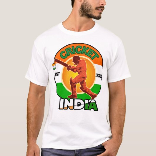 Team India Cricket T-Shirt (Vorderseite)