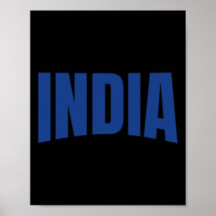 Team India Welt Cricket Cup Fan-Shirt Trikot  Poster