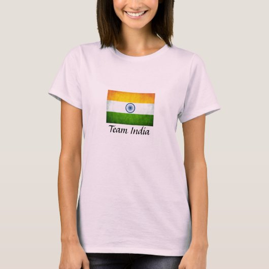 Team Indien T-Shirt (Vorderseite)