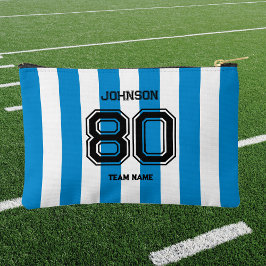 Team-Individuelle Name-Nummer des Blue Strips Zubehörtasche