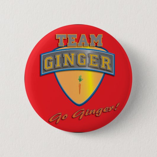 Team-Ingwer-Abzeichen Button (Vorderseite)