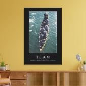 Team: Inspiration Zitat 1 Leinwanddruck (Insitu (Wohnzimmer))