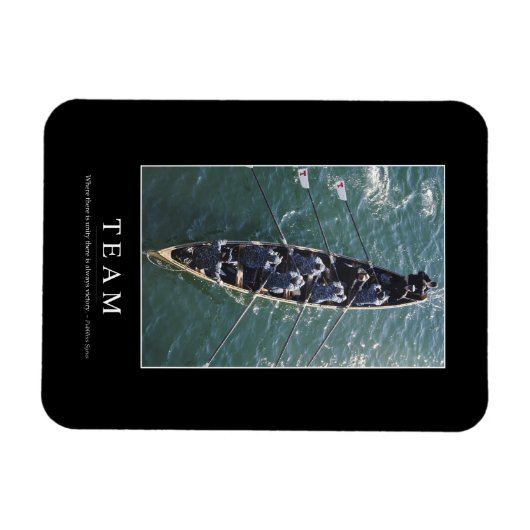 Team: Inspiration Zitat 1 Magnet (Horizontal)