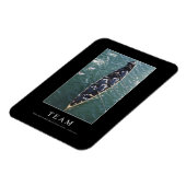 Team: Inspiration Zitat 1 Magnet (Linke Seite)