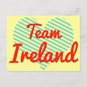Team Irland Postkarte