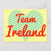 Team Irland Postkarte (Vorderseite)