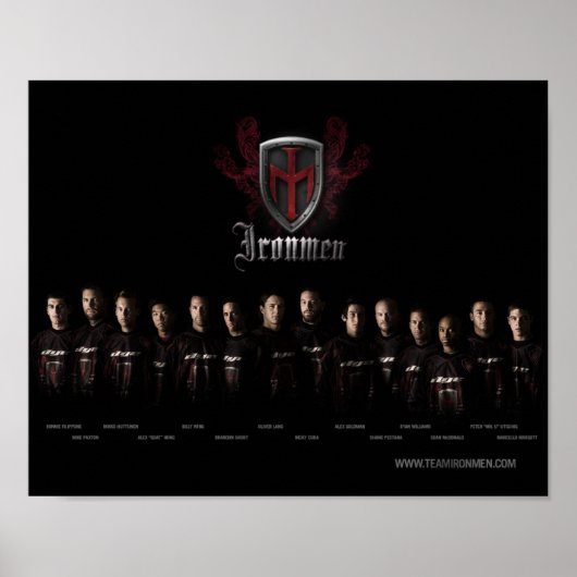 Team Ironmen Poster (Vorne)