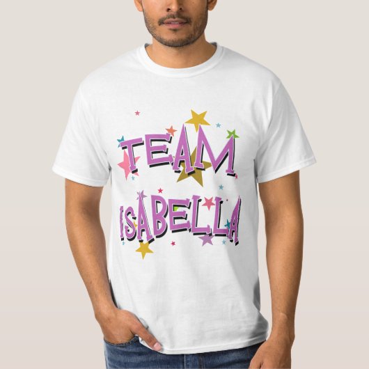 TEAM ISABELLA kundengerecht T-Shirt (Vorderseite)