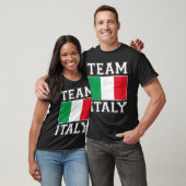 Team Italy Print Italian National Country Flag Ita T-Shirt (Unisex)