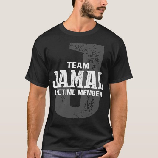 Team Jamal Lifetime Mitglied T-Shirt (Vorderseite)