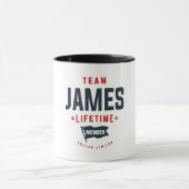 Team James Lifetime Mitglied Funny Name James Tasse (Zentrum)