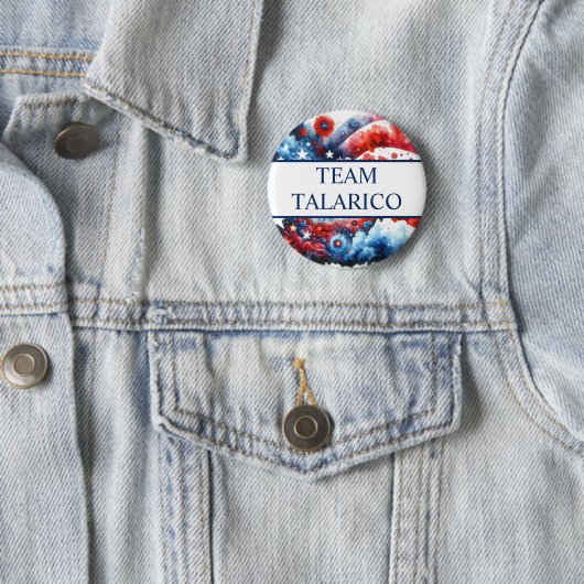 Team James Talarico for President Button (Beispiel)