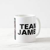 TEAM JAMES-TASSE KAFFEETASSE (VorderseiteRechts)