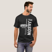 Team Jason Lifetime Member Funny Name Jason T-Shirt (Vorne ganz)