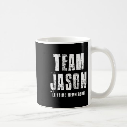 Team Jason Motivational Insrational Proud Family  Kaffeetasse (Rechts)