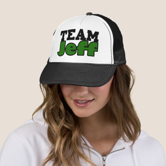 Team Jeff Truckerkappe (Beispiel)