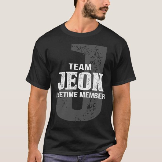 Team JEON Lifetime Mitglied T-Shirt (Vorderseite)