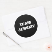 Team Jeremy Stickers (Umschlag)