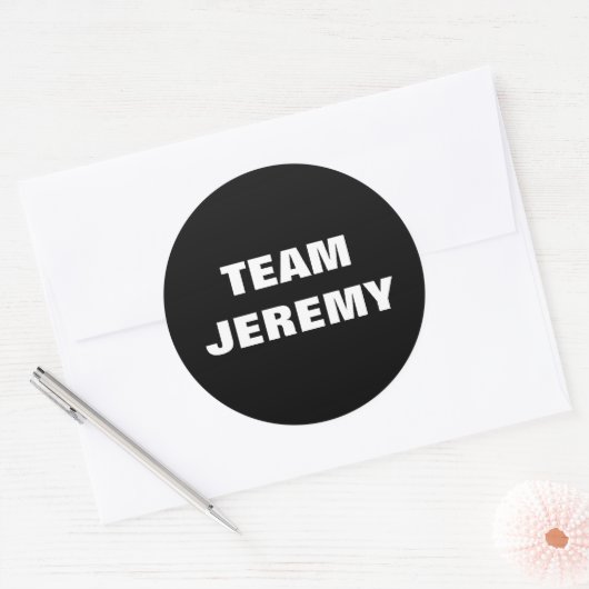 Team Jeremy Stickers (Umschlag)