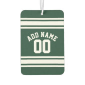 Team Jersey mit Individuelle Name und Nummer Autolufterfrischer (Rückseite)