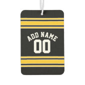 Team Jersey mit Individuelle Name und Nummer Autolufterfrischer (Rückseite)