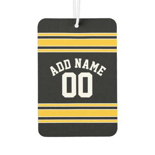 Team Jersey mit Individuelle Name und Nummer Autolufterfrischer (Rückseite)
