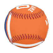 Team Jersey mit Individuelle Name und Nummer Baseball (Rückseite)