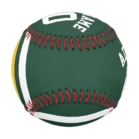 Team Jersey mit Individuelle Name und Nummer Baseball (Rückseite)