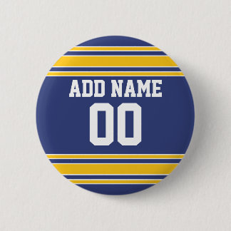 Team Jersey mit Individuelle Name und Nummer Button