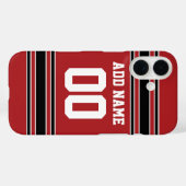 Team Jersey mit Individuelle Name und Nummer Case-Mate iPhone Hülle (Rückseite (Horizontal))