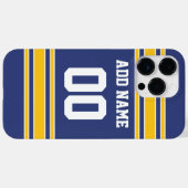 Team Jersey mit Individuelle Name und Nummer Case-Mate iPhone Hülle (Rückseite (Horizontal))