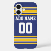 Team Jersey mit Individuelle Name und Nummer Case-Mate iPhone Hülle (Rückseite)