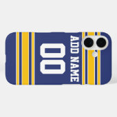 Team Jersey mit Individuelle Name und Nummer Case-Mate iPhone Hülle (Rückseite (Horizontal))