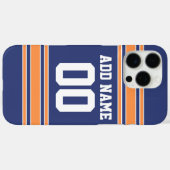 Team Jersey mit Individuelle Name und Nummer Case-Mate iPhone Hülle (Rückseite (Horizontal))