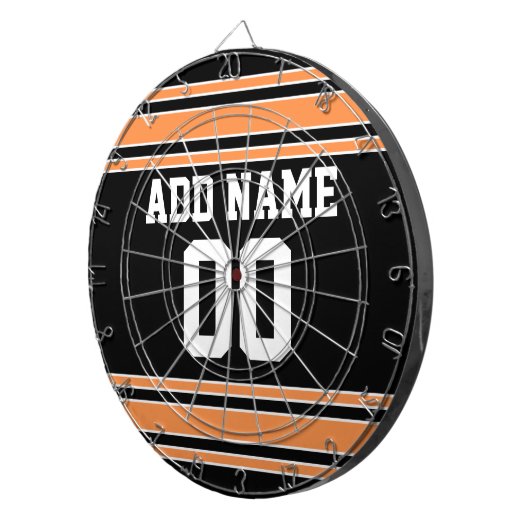 Team Jersey mit Individuelle Name und Nummer Dartscheibe (Vorderseite rechts)