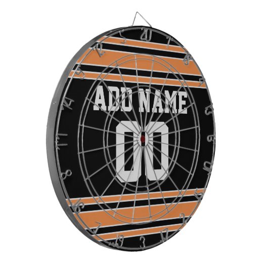 Team Jersey mit Individuelle Name und Nummer Dartscheibe (Vorderseite Links)
