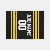 Team Jersey mit Individuelle Name und Nummer Fleecedecke (Vorderseite (Horizontal))