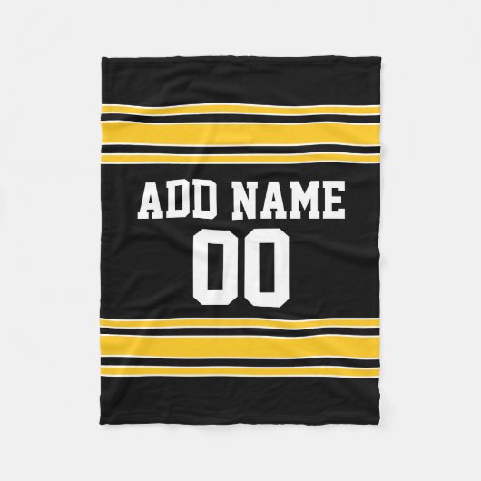 Team Jersey mit Individuelle Name und Nummer Fleecedecke (Vorderseite)
