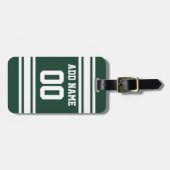 Team Jersey mit Individuelle Name und Nummer Gepäckanhänger (Vorderseite horizontal)