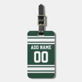 Team Jersey mit Individuelle Name und Nummer Gepäckanhänger (Vorderseite vertikal)