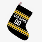 Team Jersey mit Individuelle Name und Nummer Großer Weihnachtsstrumpf (Vorderansicht (hängend))