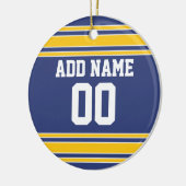 Team Jersey mit Individuelle Name und Nummer Keramik Ornament (Links)