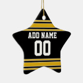 Team Jersey mit Individuelle Name und Nummer Keramikornament (Rechts)