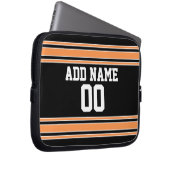 Team Jersey mit Individuelle Name und Nummer Laptopschutzhülle (Vorne Rechts)