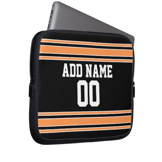 Team Jersey mit Individuelle Name und Nummer Laptopschutzhülle (Vorne Rechts)